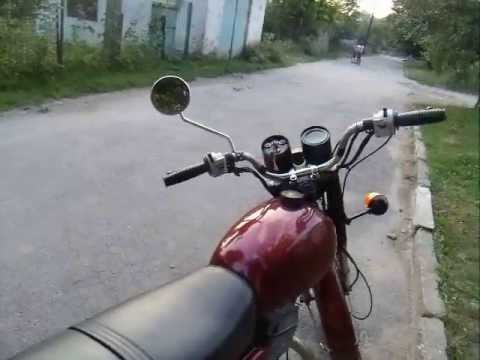 Мотоцикл Минск 125 . Відреставрований - YouTube