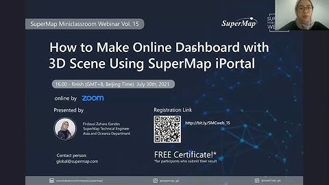 How to Make Online Dashboard with 3D Scene Using SuperMap iPortal