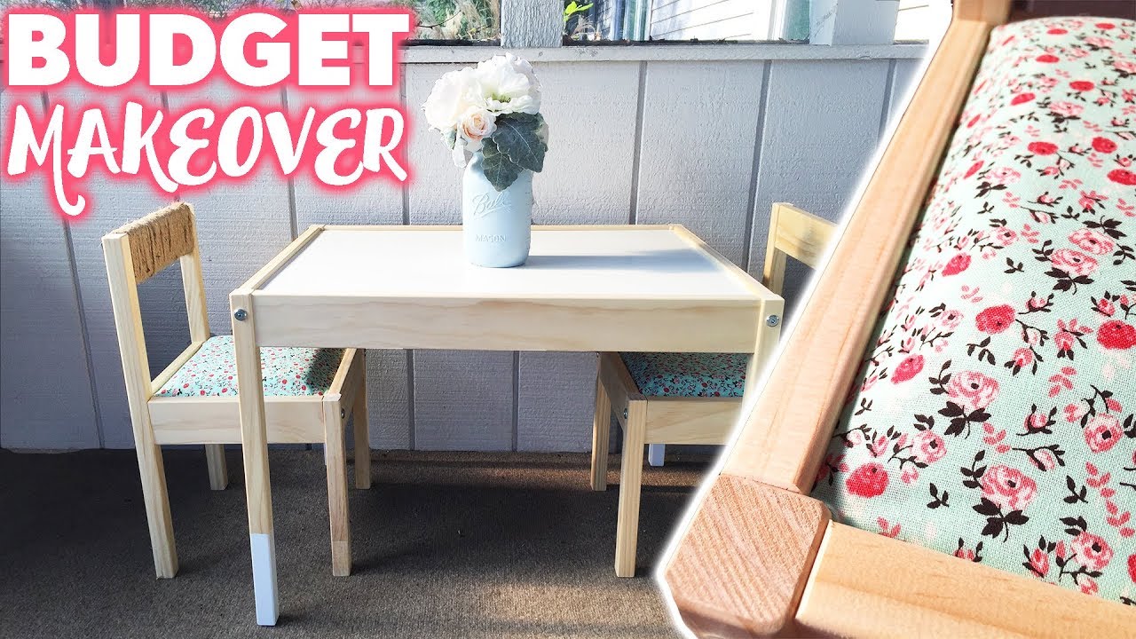 ikea childrens wooden table and chairs