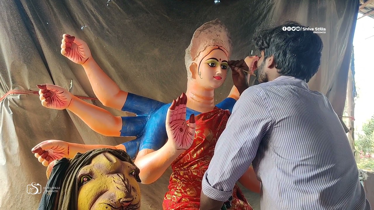 Durga Mata transporting | 2021|Durga Mata making video 2021| Durga idol Lifting