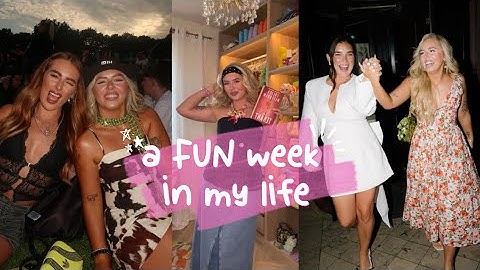 a FUN week in my life !!!💕💕💕 charli xcx, book club, annalivias event & more !!😍