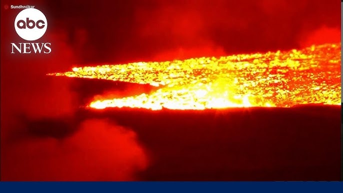 Iceland Volcano Erupts