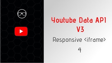 youtube data api v3 : responsive iframe and styling