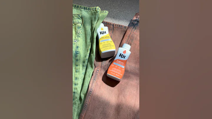 Dyeing Over Blue Jeans using Different Colors #upcycling #diy #fabricdyeing