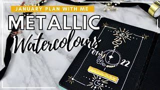 JANUARY 2022 BULLET JOURNAL PLAN WITH ME: How To Start a Bullet Journal For Beginners|CREATEWITHCAIT