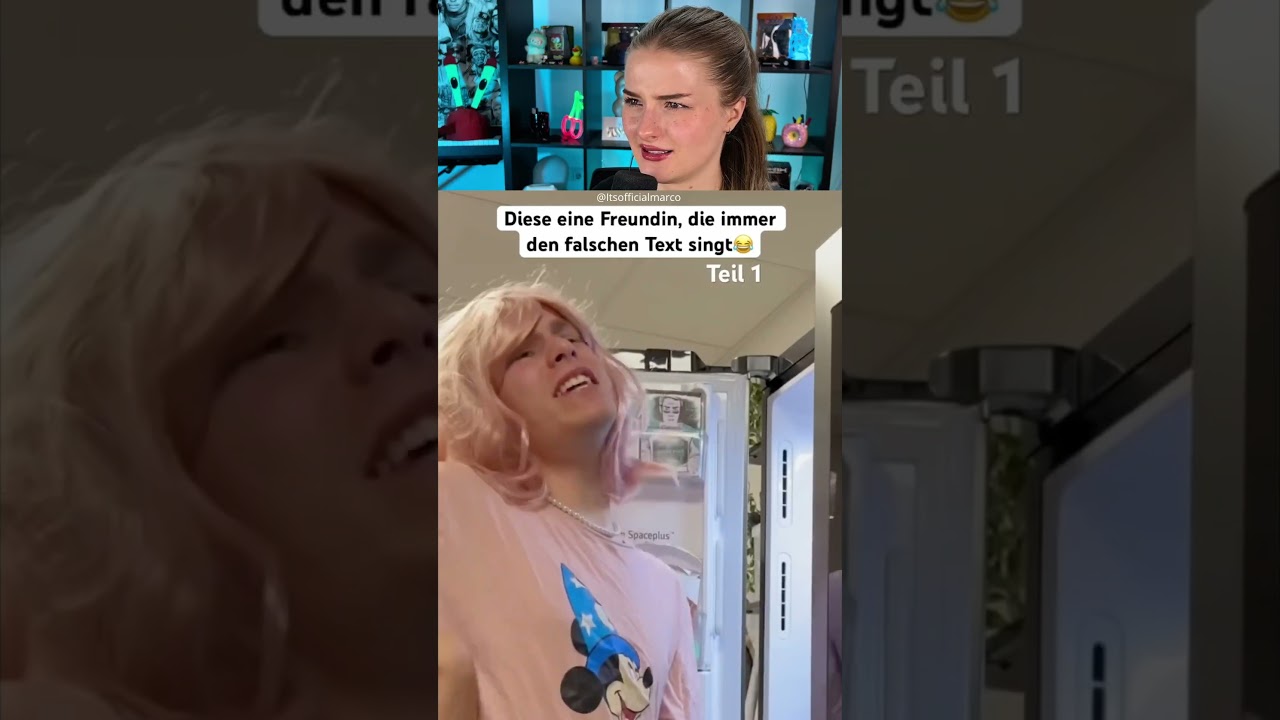 Diese eine Freundin die immer falsch singt #shorts #lidiro #schule #memes
