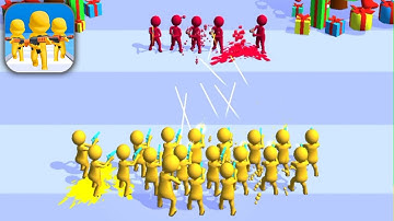 Gun Clash 3D: Battle Friends Gameplay Walkthrough (Android, iOS) Part 1 | Level 1-7