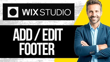 How To Add And Customize Footer In Wix Studio
