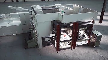 Robotic Workcell for Injection Molding Automation