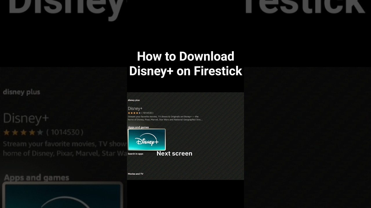 How to Download Disney+ on Your FireStick 2024 #firesticktv #firestick #disney #disneyplus #2024