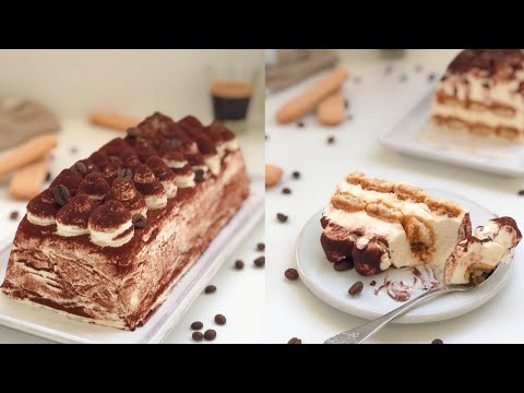 تيراميسو-بدون-بيض-سهل-التحضير-لذيذ-و-راقي-☕️-bûche-tiramisu-sans-oeufs-facile-et-inratable