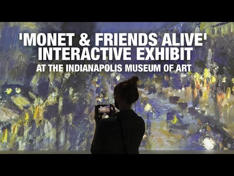 Monet, other Impressionist painters the focus at Lume Indianapolis' new interactive exhibit