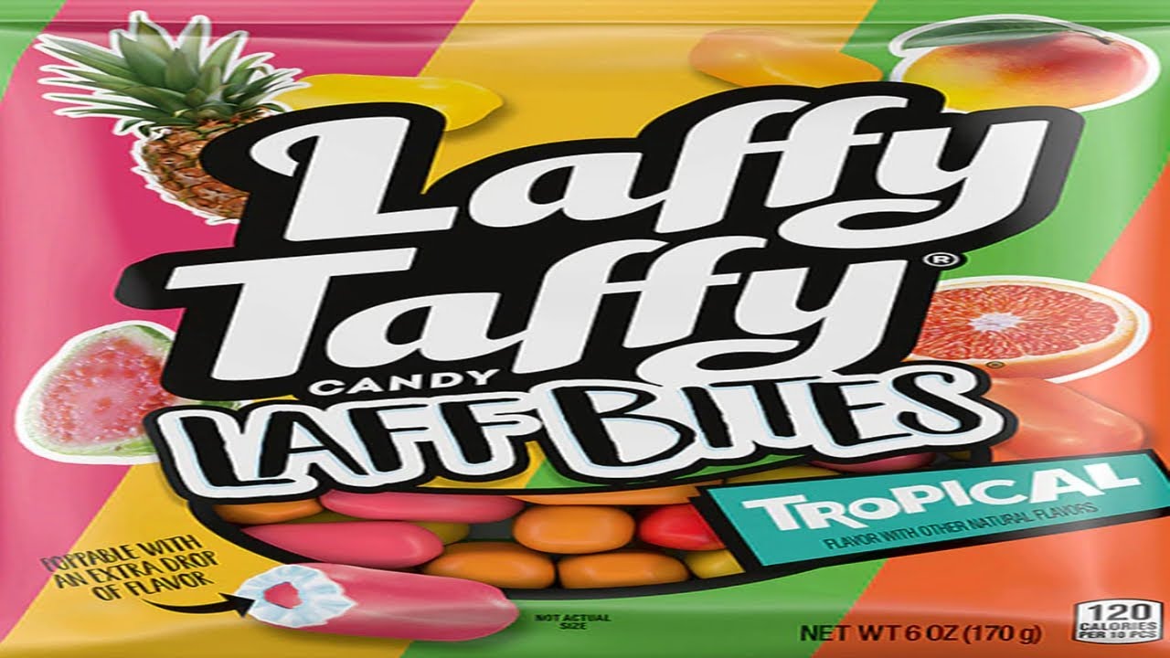 Laffy Taffy Candy Laff Bites Tropical REVIEW YouTube