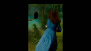 Lion Chasing Mother And Child