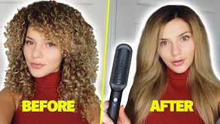 HOW TO STRAIGHTEN ALL CURL TYPES (my updated routine)