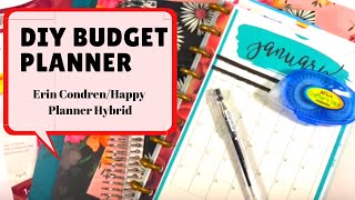 DIY Budget Planner | Erin Condren/Happy Planner Hybrid