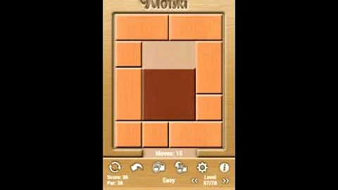 Klotski Easy Level 57 of 78 Par solution