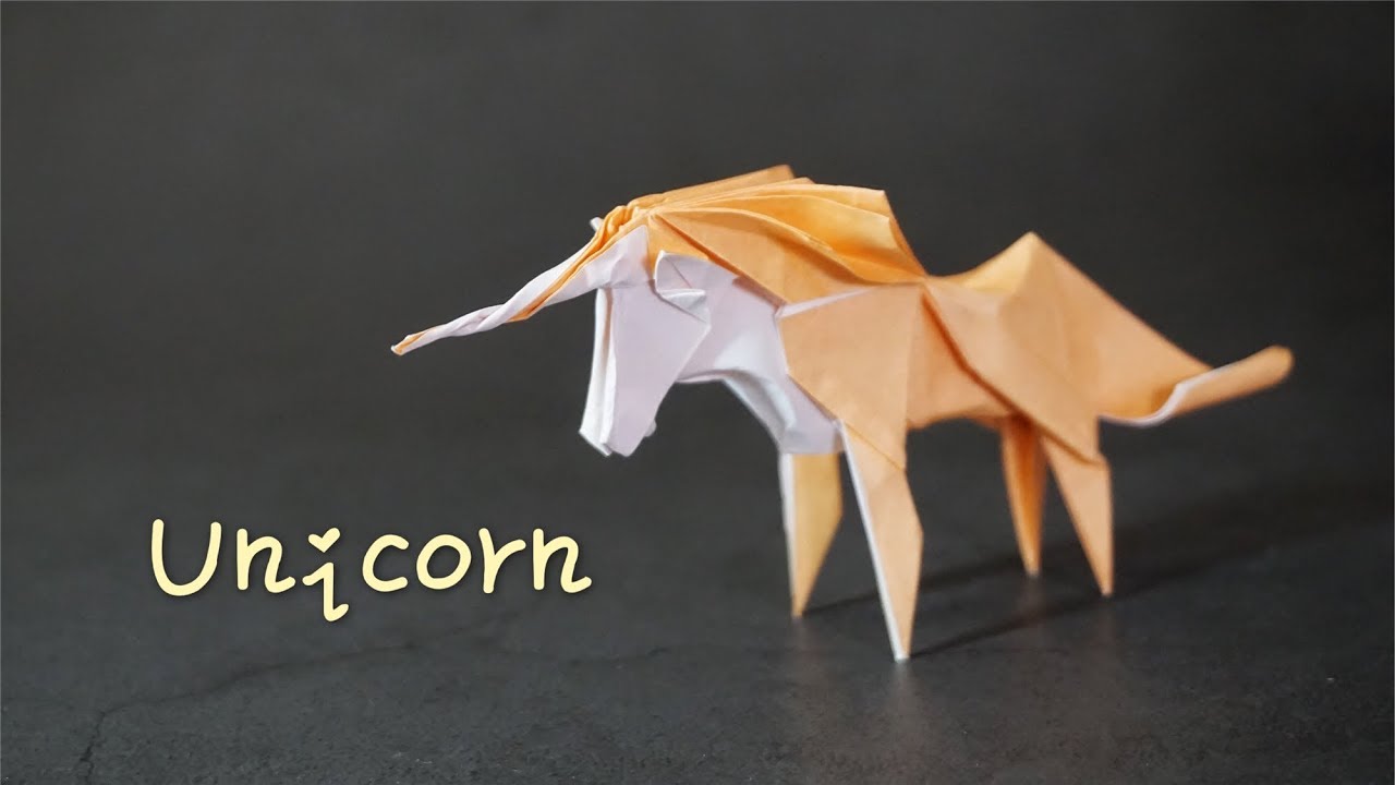 Origami Tutorial: Unicorn (Roman Diaz)｜Hello Malinda