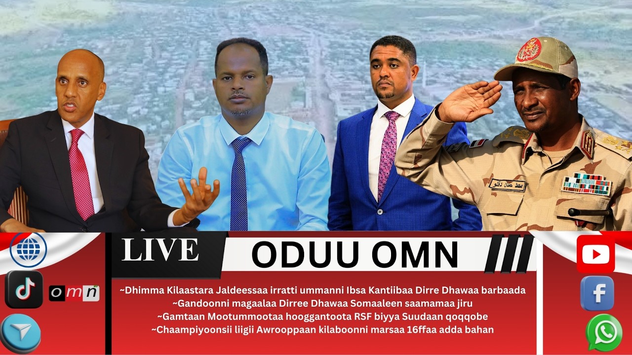 OMN: ODUU GURRAANDHALA 26, 2026 Dhimma Magaalaa Dirree Dhawaa fi dhiibbaa Somaalee