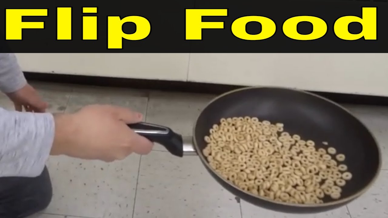 Flip Food in a Frying Pan Easily With This Trick