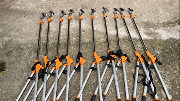 Kéo cắt cành cộng lực trên cao 2,4m lưỡi thép Nguyễn khối cắt cây đường kính lớn