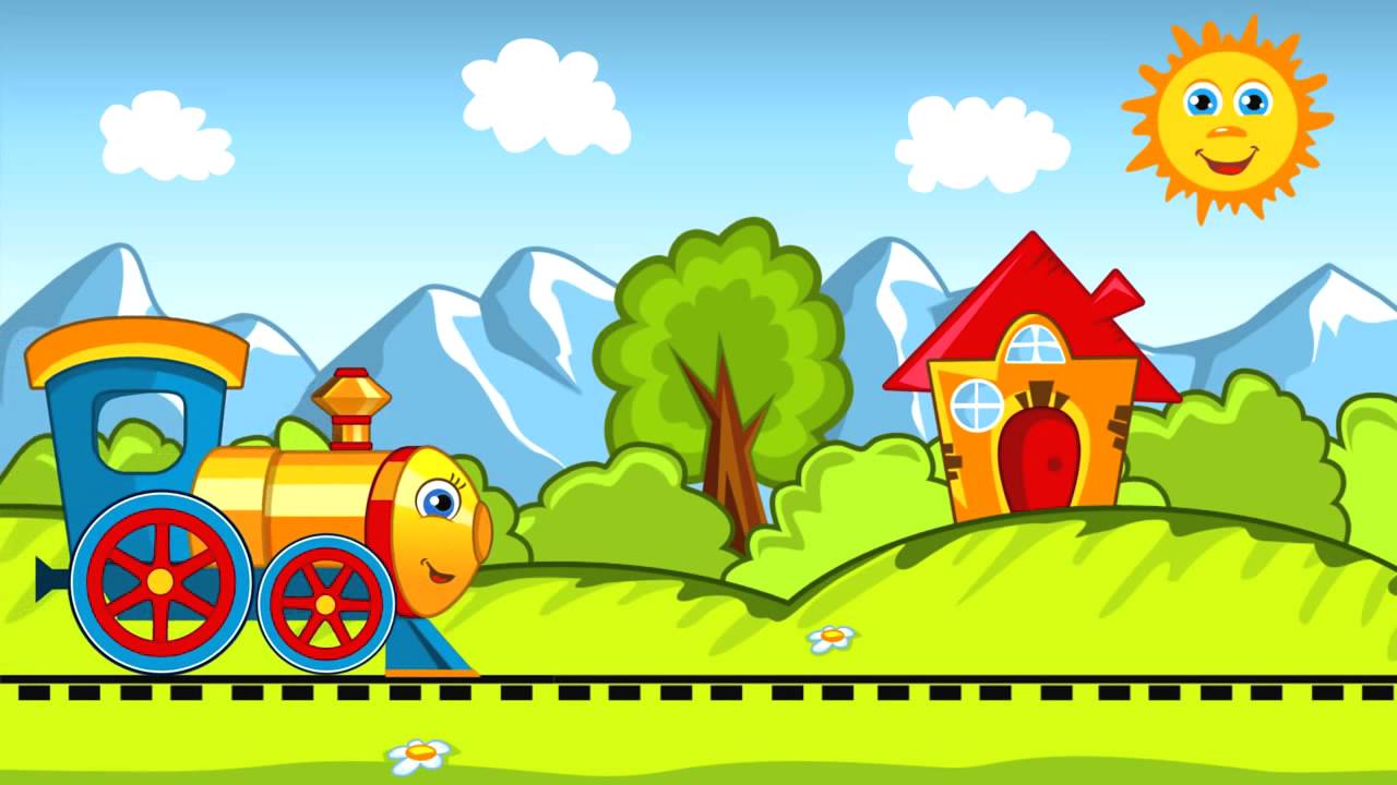 Железная дорога мультяшная картинка