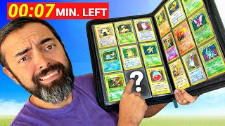 Complete Set in 2-Hours OR ELSE… (Pokémon Card Challenge)