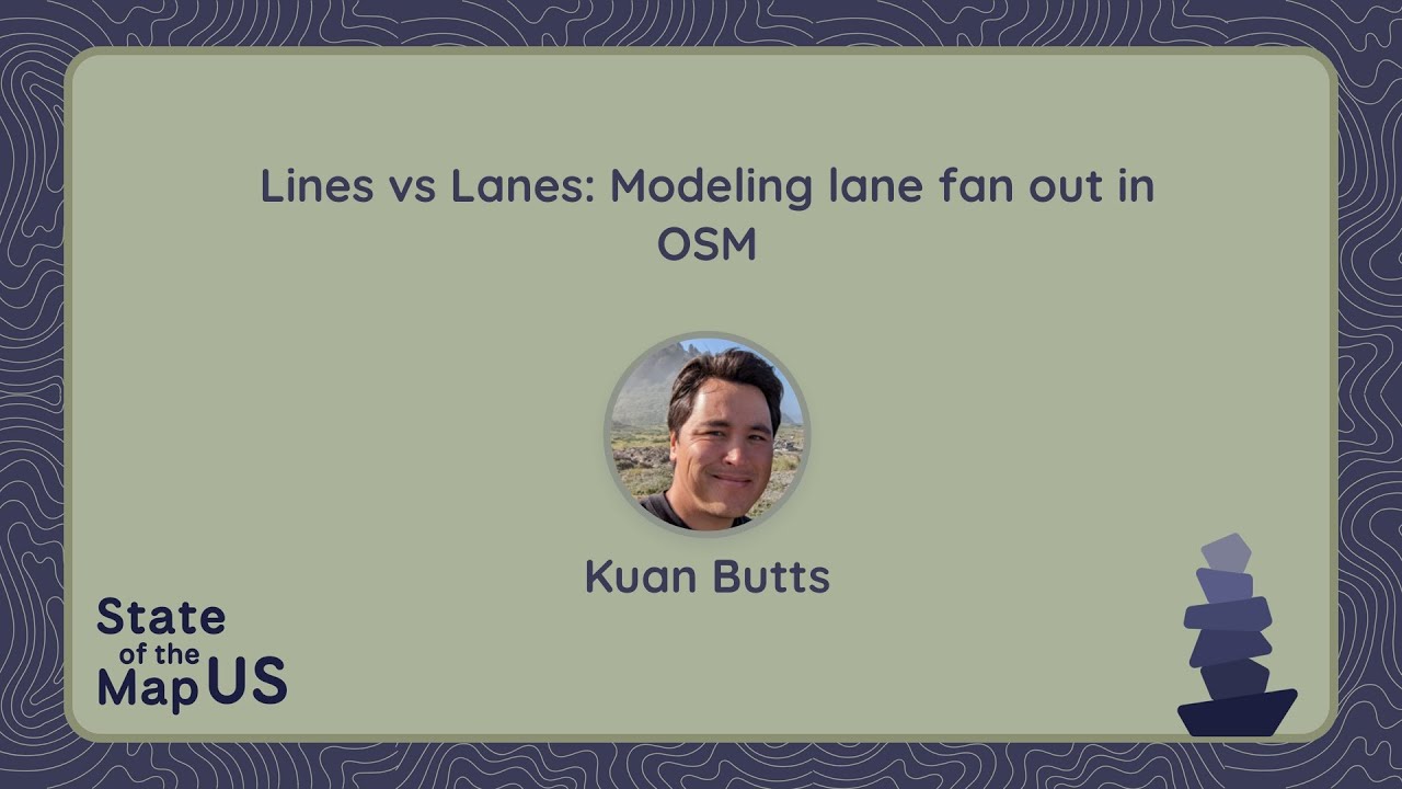 Lines vs Lanes: Modeling lane fan out in OpenStreetMap – Kuan Butts ...