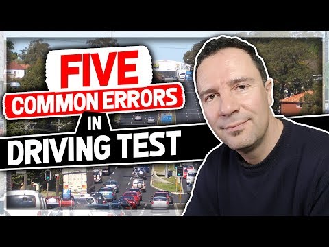 Top Five Most Common Driving Test Fails - Perth - Driving School WA