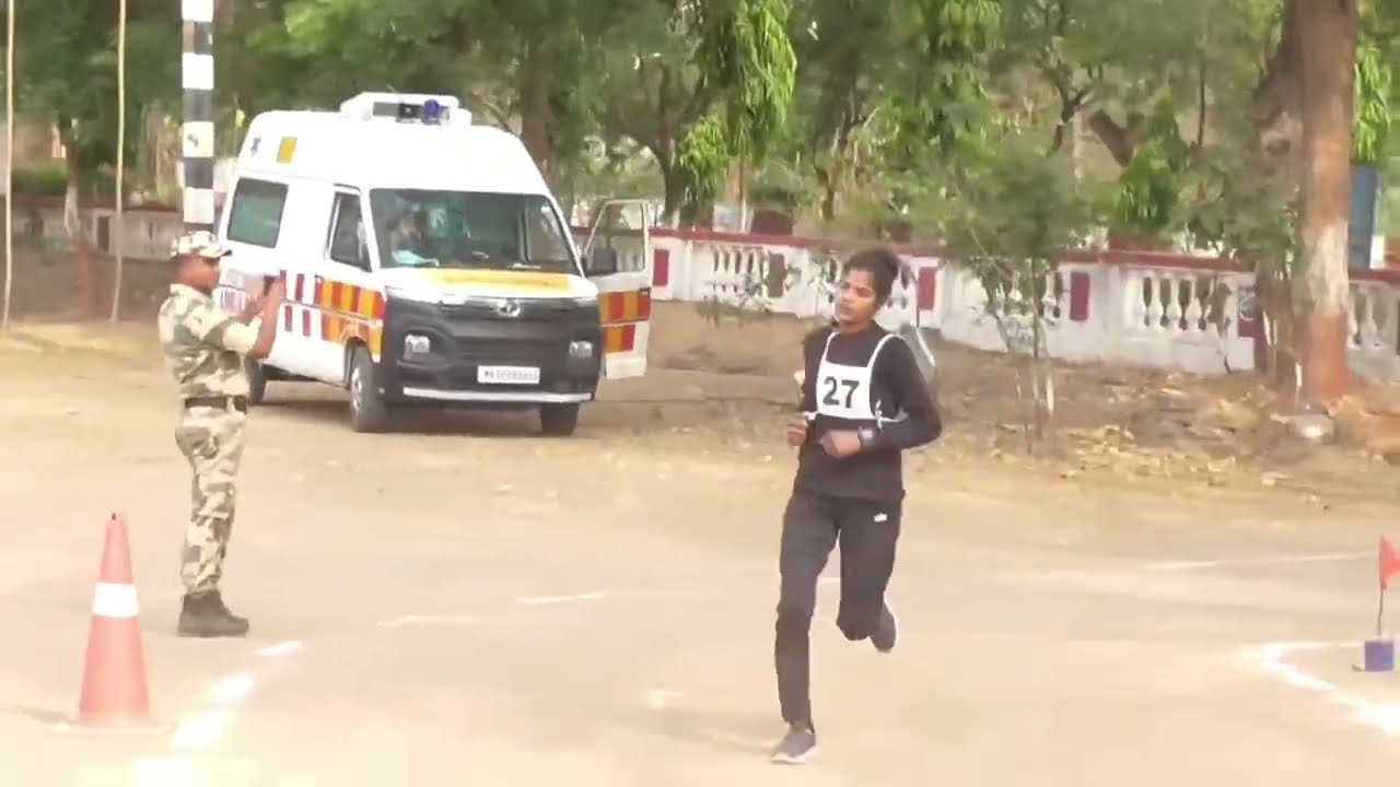 800m running test इस लड़की ने कमाल कर दिया , CISF running test