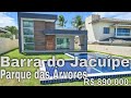Barra do Jacuípe - Casa estilo contemporânea 3 suítes R$ 830.000,