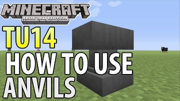 Minecraft (Xbox 360/PS3) - TU14 UPDATE! - HOW TO USE ANVILS TUTORIAL (Guide)