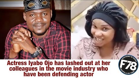 Actress Iyabo Ojo slams her colleagues in the movie industry defending Baba Ijesha.