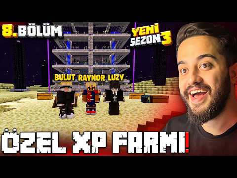 SONUNDA MİNECRAFT'DA ENDERMAN FARMI YAPTIK! 1 DAKİKADA 50 SEVİYE! Minecraft Sezon 3 Bölüm 8