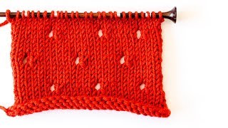 HOW TO KNIT EYELETS | CJ Design by Danii's Ways