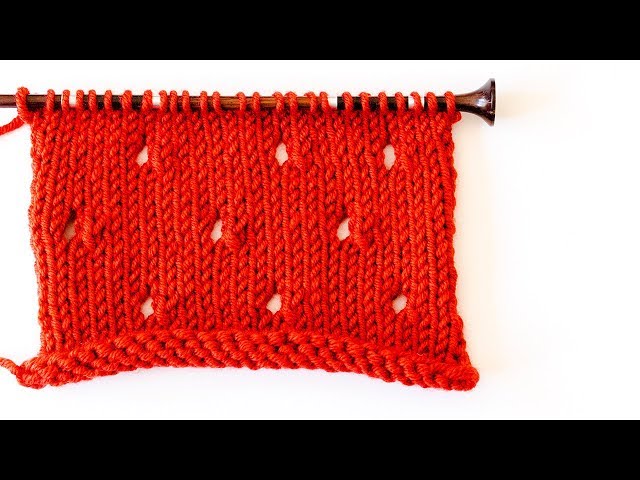 【Rosen Kreuz】EYELET EDGE Set-Up HOW TO KNIT EYELETS | CJ Design by Danii's Ways - YouTube