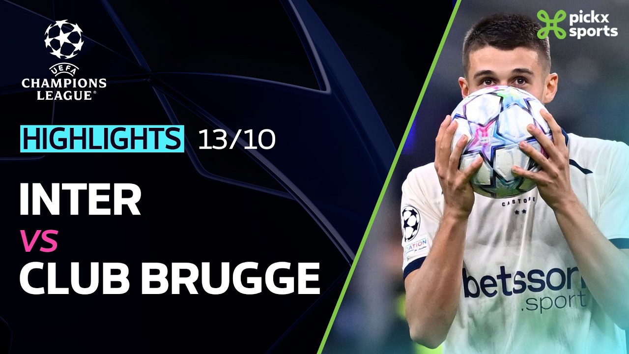 Inter - Club Brugge (3 - 4) | Samenvatting & doelpunten | UEFA Champions League 2026-2027 🏆