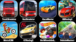 Race Master 3D,Bus Simulator,Truck Simulator,BB Racing 2,GT Racing 2,Moto X3M,Vehicle Masters screenshot 3