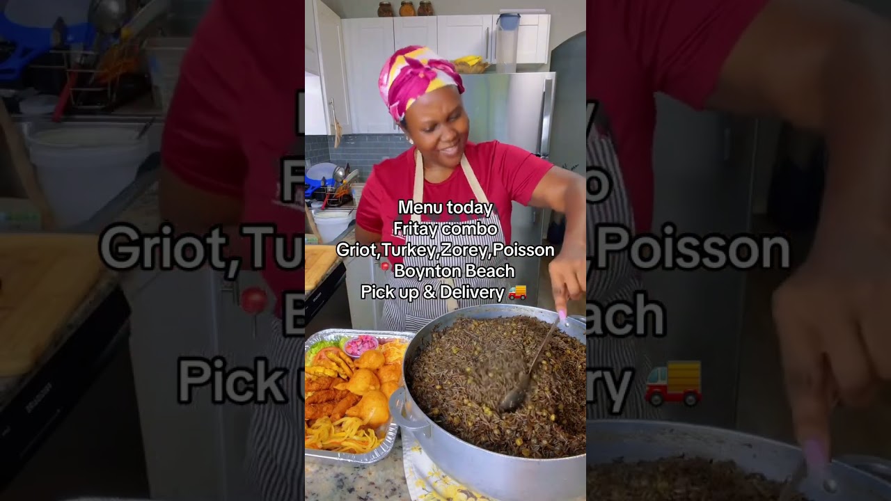🔥🇭🇹 Pase vin pran bon Fritay kounye a nan Boynton Beach! 😋🔥 Tayou Tayou Ou grangou? Pa tann