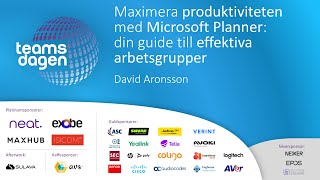 Teamsdagen 2025: Maximera produktiviteten med Microsoft Planner: guide till effektiva arbetsgrupper