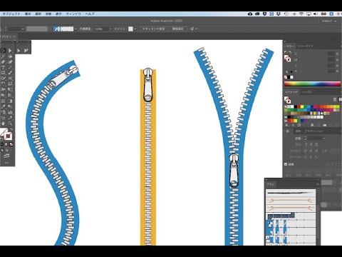 ファスナーの描き方 前半 Youtube
