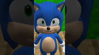 I Tricked Baby Sonic With A Rigged Arrow #shorts #minecraft