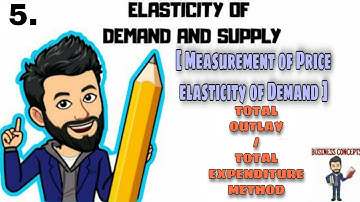 Measurement Of Price Elasticity Of Demand || Total Outlay or Total Expenditure Method