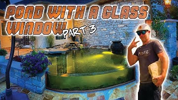 A POND with a GLASS WINDOW!......👀 (Part 3.)