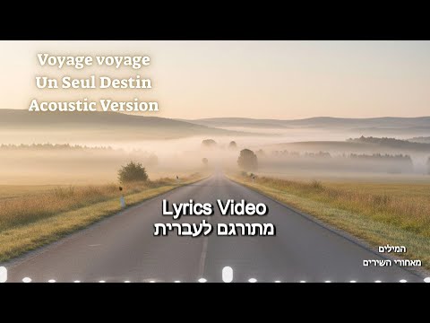 Voyage voyage (Acoustic Version) | Un Seul Destin | Cover Me by Arik Tomer |Originally by Desireless