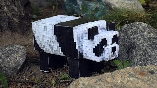 КАК СДЕЛАТЬ ПАНДУ ИЗ МАЙНКРАФТ БЕЗ ПРИНТЕРА #minecraft #DIY #майнкрафт