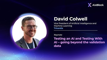 [AIxBlock] Keynote | Testing an AI and Testing With AI – going beyond the validation data