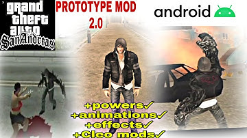 GTA SA ANDROID PROTOTYPE MOD 2.0 #gtasaandroid #prototypemod #gtasamod #androidgame