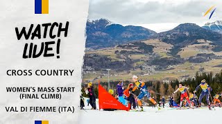 FIS Cross Country - Watch LIVE World Cup Women's Mass Start (Final Climb) Val di Fiemme 2024