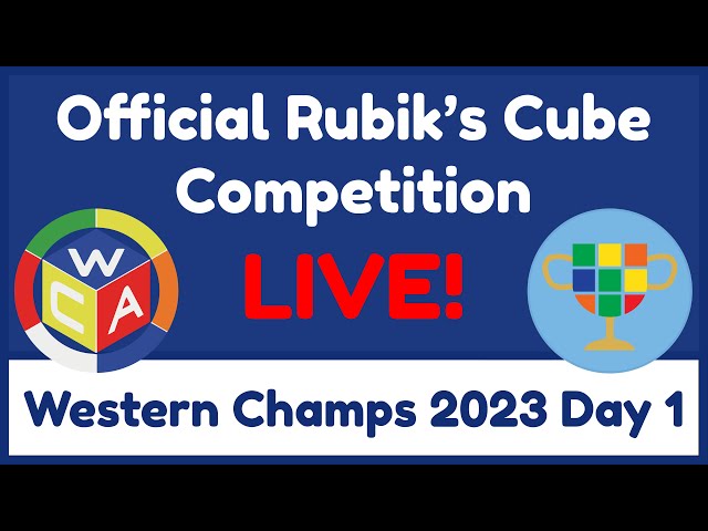 LIVE! CubersLive presents Western Championships 2023 Day 1